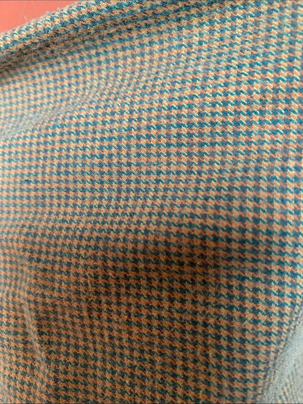 Vintage Banana Republic Men's Blue-Brown Lightweight Shirt Jacket Large Cotton